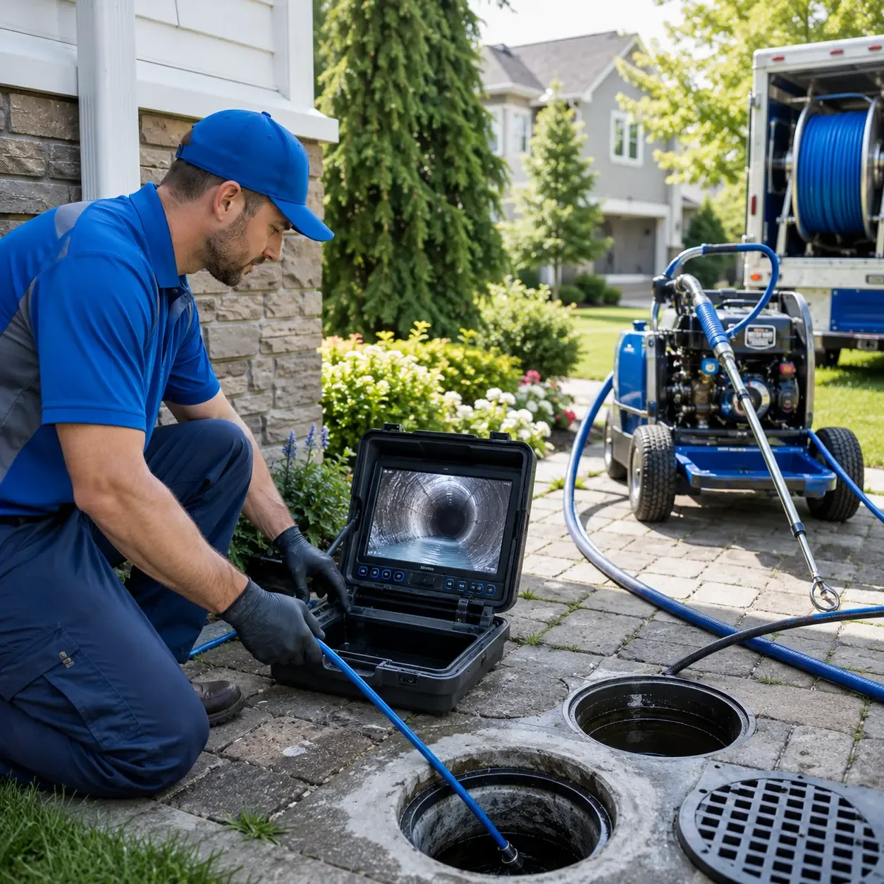 Outdoor drain cleaning professionals serving Stockbridge, GA